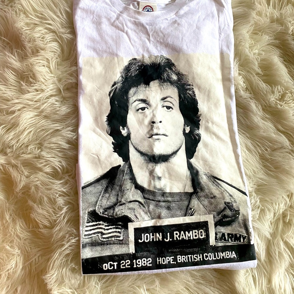 Rambo classic white Tee